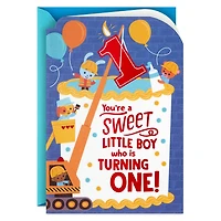Construction Cake First Birthday Card for Boy for only USD 2.99 | Hallmark