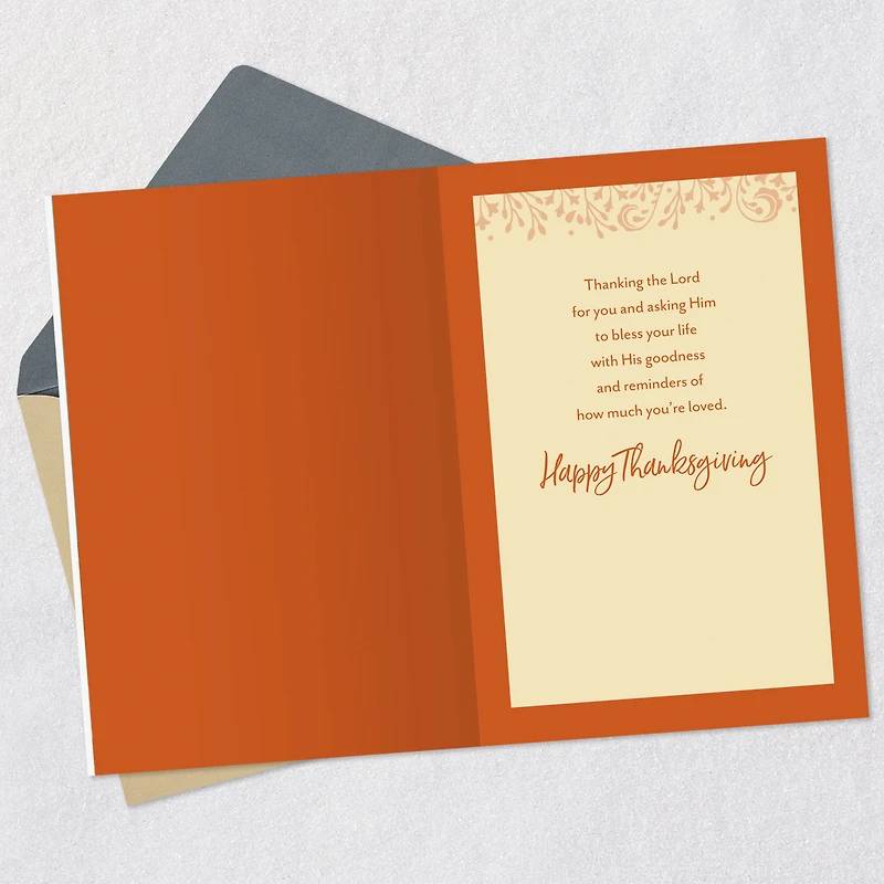 Asking the Lord to Bless You Religious Thanksgiving Card for only USD 3.99 | Hallmark