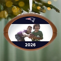 NFL New England Patriots Football Personalized Ornament, Custom Photo and Text for only USD 30.99 | Hallmark