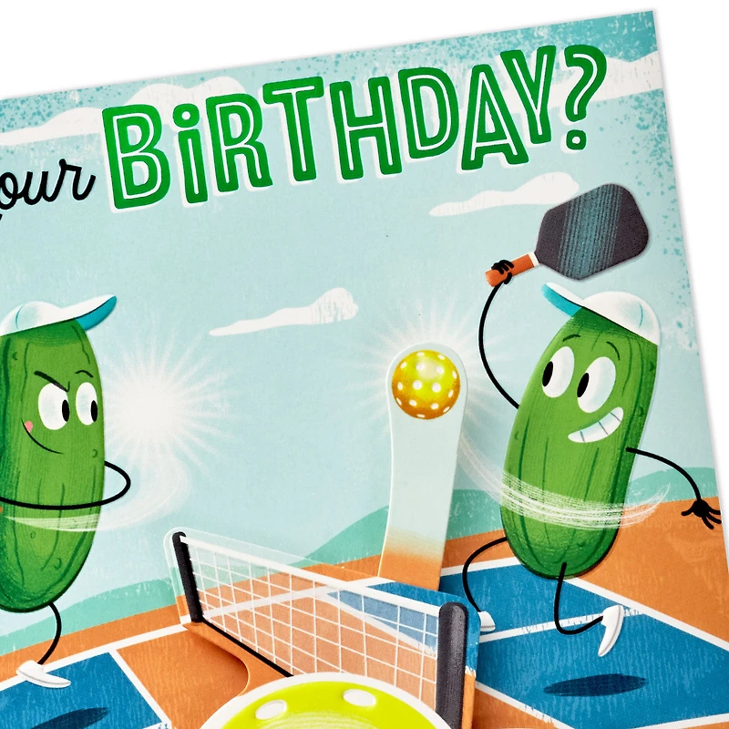 A Dill-ightful Day Pickleball Musical Birthday Card With Motion for only USD 9.99 | Hallmark