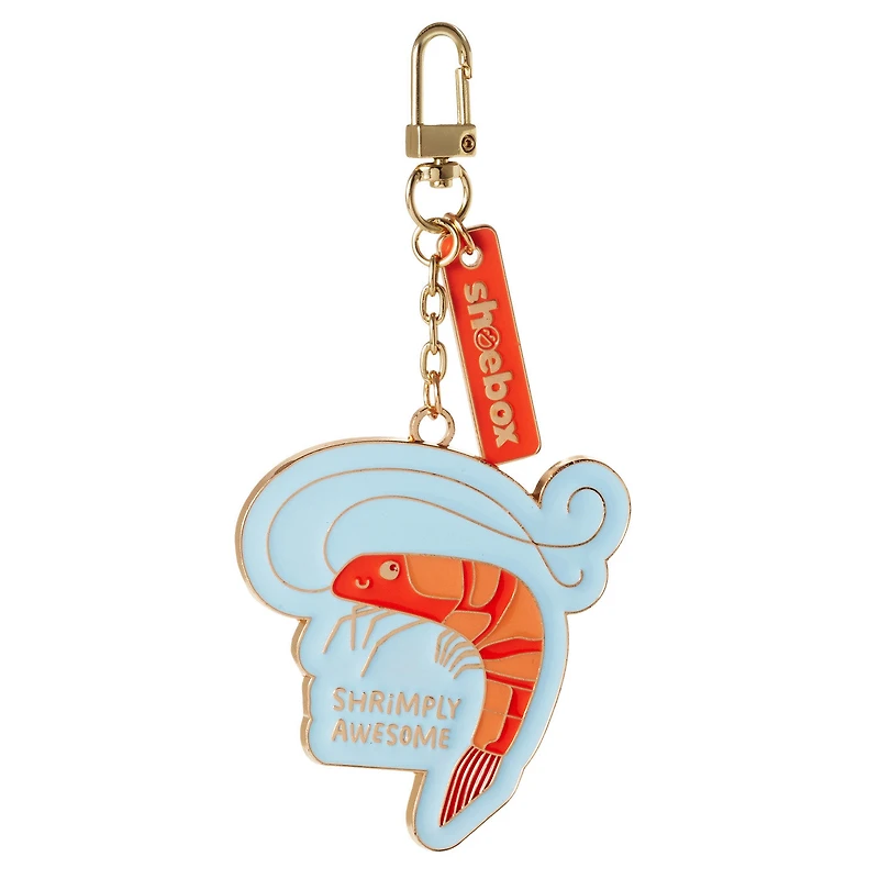 Shrimply Awesome Shrimp Charm Keychain for only USD 16.99 | Hallmark