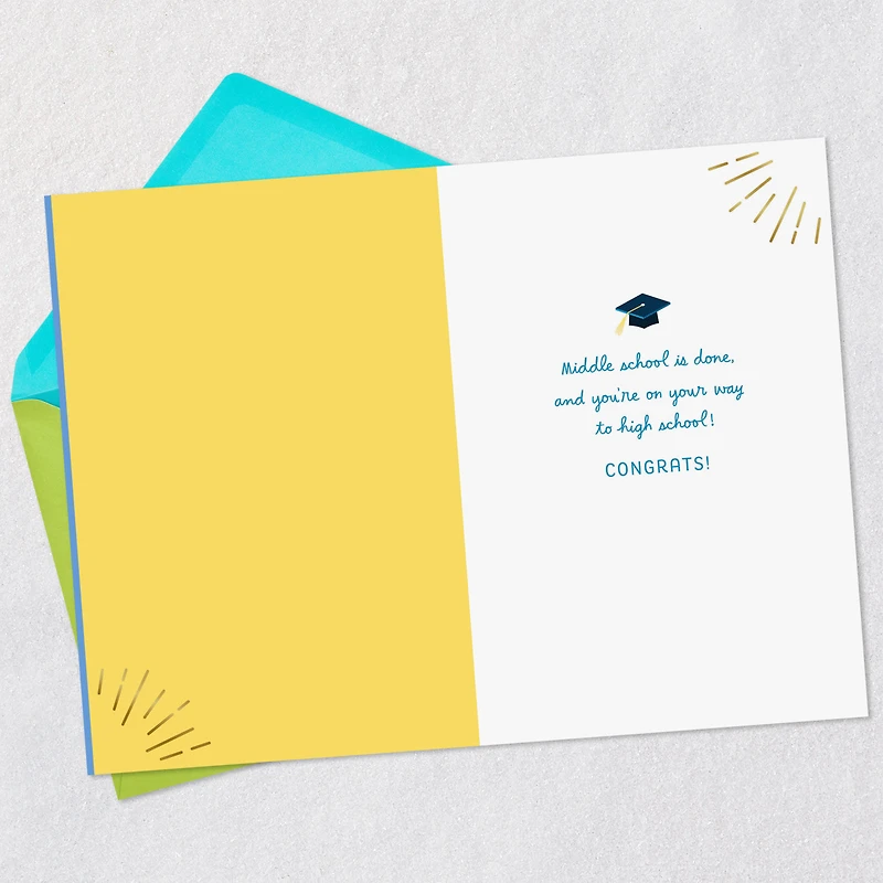 You Go, Grad Middle School Graduation Card for only USD 3.99 | Hallmark
