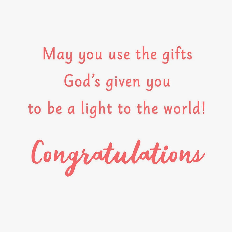 A Light to the World Confirmation Card for only USD 2.99 | Hallmark