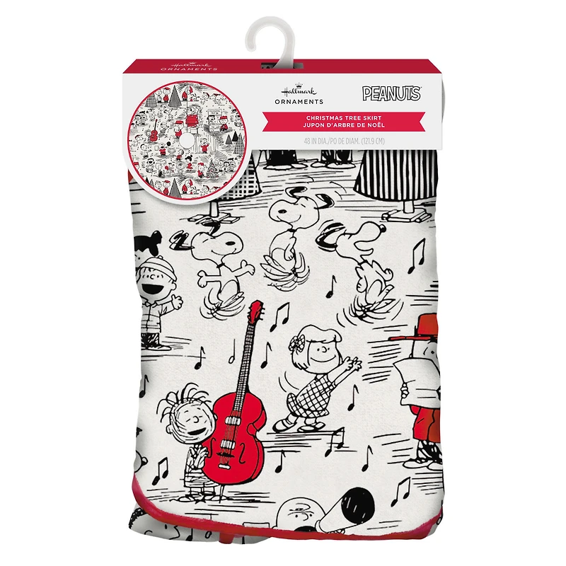 Peanuts® Fabric Hallmark Tree Skirt, 48" for only USD 22.99 | Hallmark