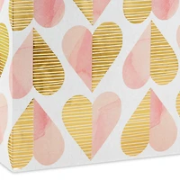 13" Romantic Gold and Pink Hearts Large Gift Bag for only USD 4.99 | Hallmark
