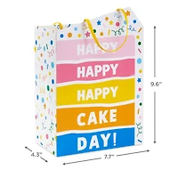 9.6" Happy Cake Day Medium Birthday Gift Bag for only USD 3.99 | Hallmark