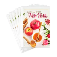 Apples, Pomegranates and Honey Rosh Hashanah Cards, Pack of 6 for only USD 5.99 | Hallmark