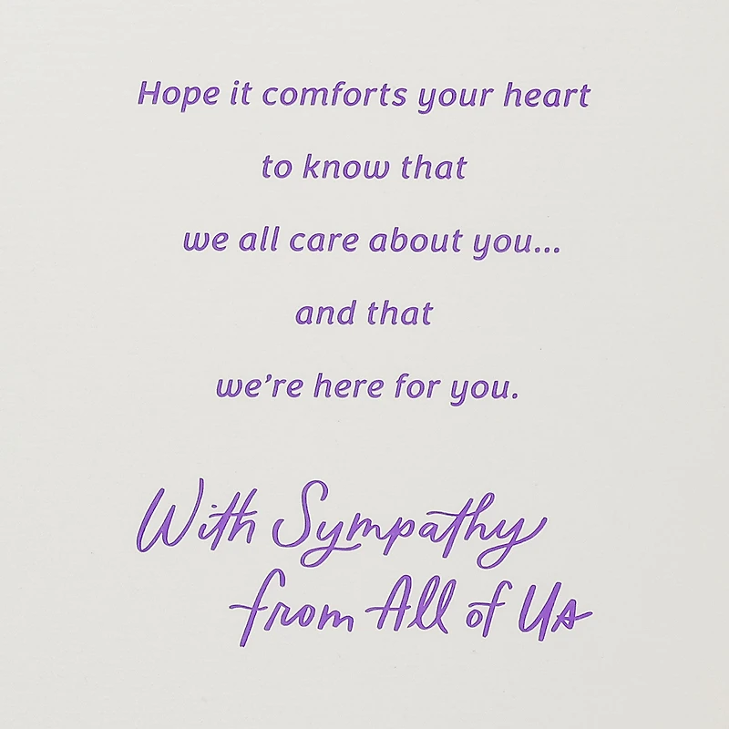 We're Here for You Sympathy Card from All for only USD 6.99 | Hallmark