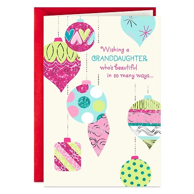 You're Beautiful in Many Ways Christmas Card for Granddaughter for only USD 2.50 | Hallmark