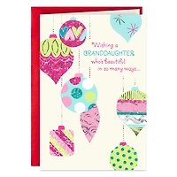 You're Beautiful in Many Ways Christmas Card for Granddaughter for only USD 2.50 | Hallmark