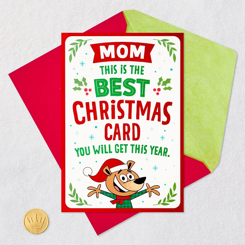 Only the Best Funny Christmas Card for Mom for only USD 3.59 | Hallmark