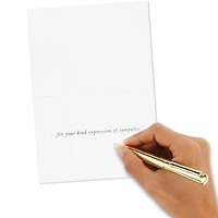 Cream Leaves Sympathy Thank You Notes, Pack of 10 for only USD 10.49 | Hallmark