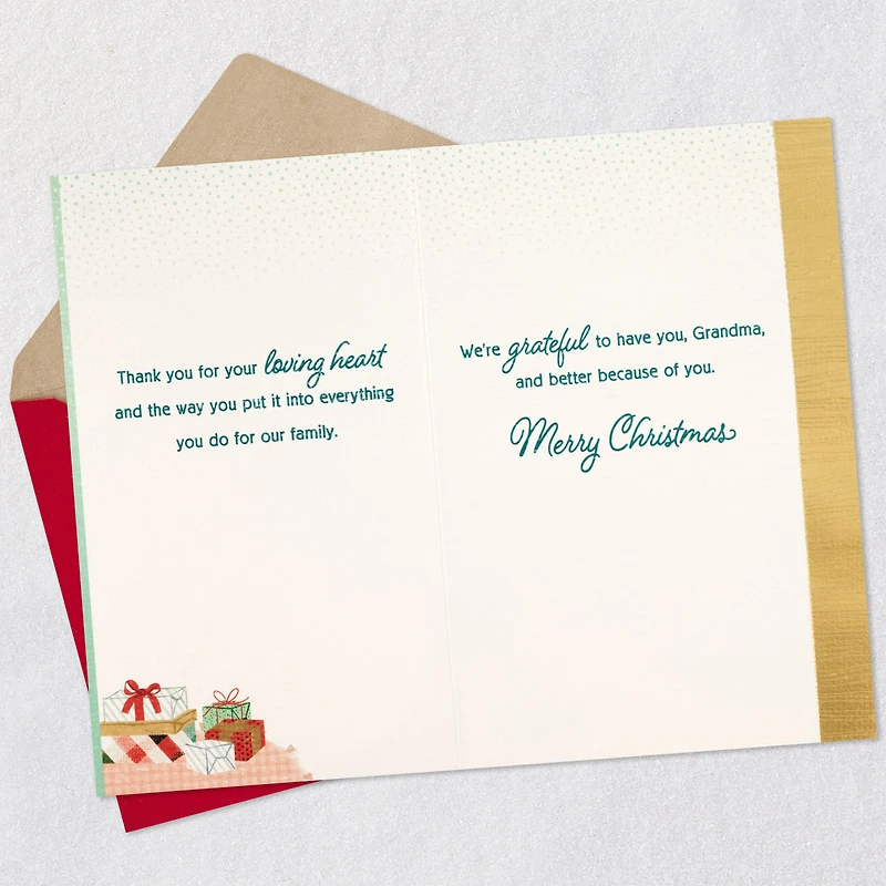 A Thousand Touches That Say Love Christmas Card for Grandma for only USD 5.99 | Hallmark
