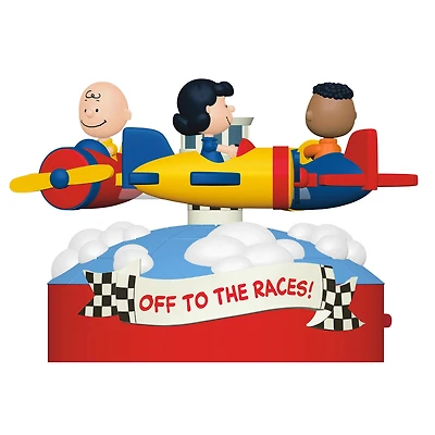 The Peanuts® Gang Off to the Races! Musical Ornament With Motion for only USD 52.99 | Hallmark