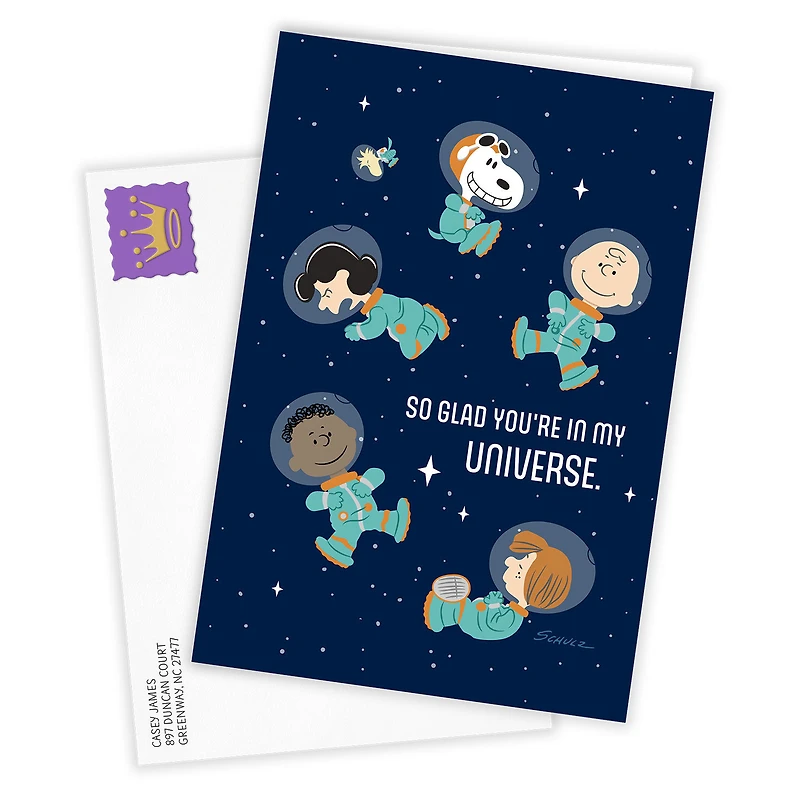 The Peanuts® Gang Astronauts Custom Card for only USD 4.99 | Hallmark