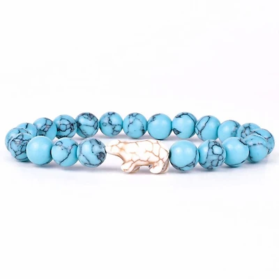 Fahlo Glacier Blue Polar Bear Venture Bracelet for only USD 18.99 | Hallmark