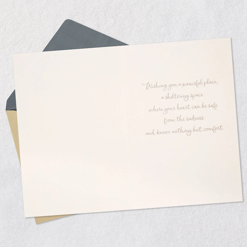 A Sheltering Space Sympathy Card for only USD 4.59 | Hallmark