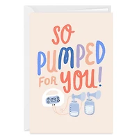 So Pumped for You Funny Custom New Mom Card for only USD 4.99 | Hallmark