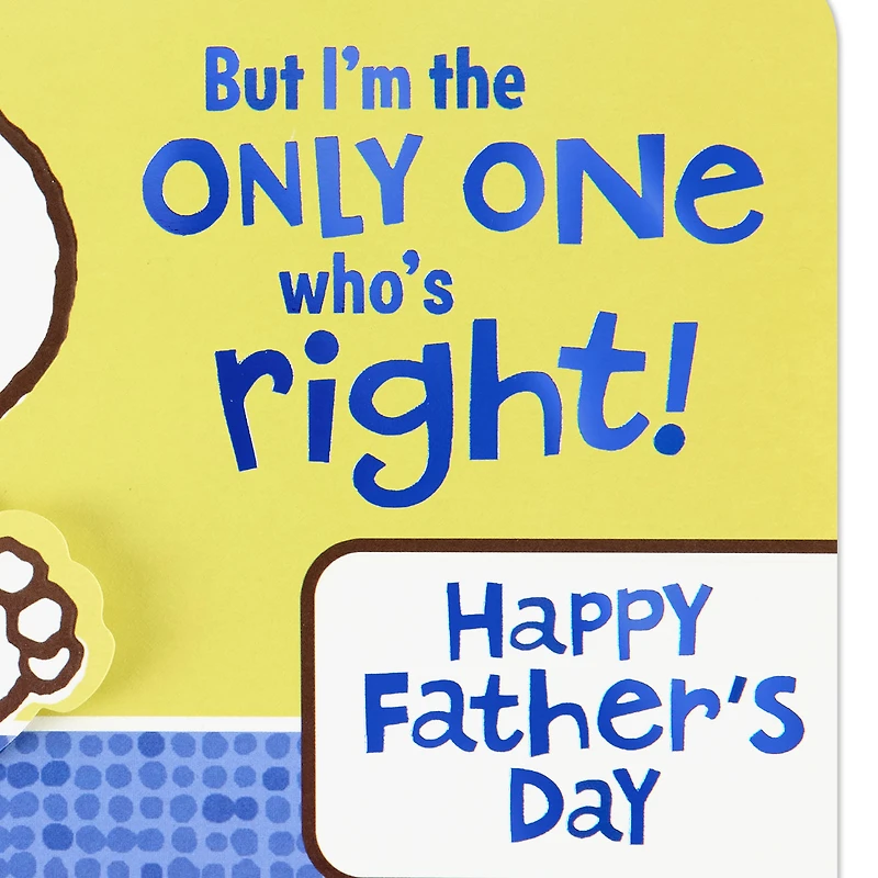 Peanuts® You're the Very Best Pop-Up Father's Day Card for Grandpa for only USD 5.99 | Hallmark