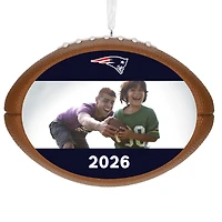 NFL New England Patriots Football Personalized Ornament