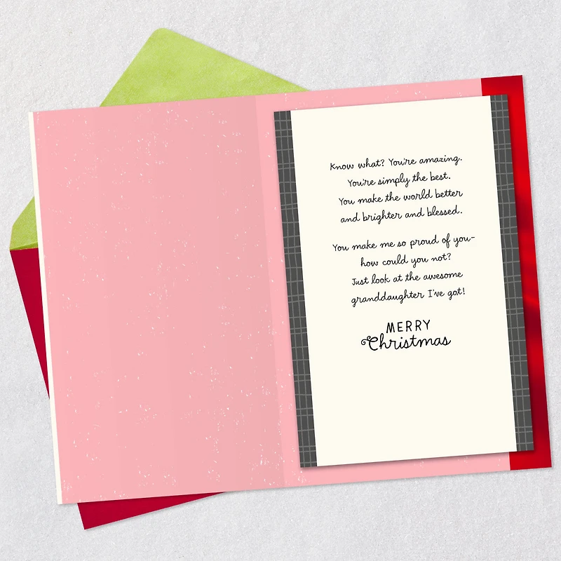 You Make Me So Proud Christmas Card for Granddaughter for only USD 4.99 | Hallmark