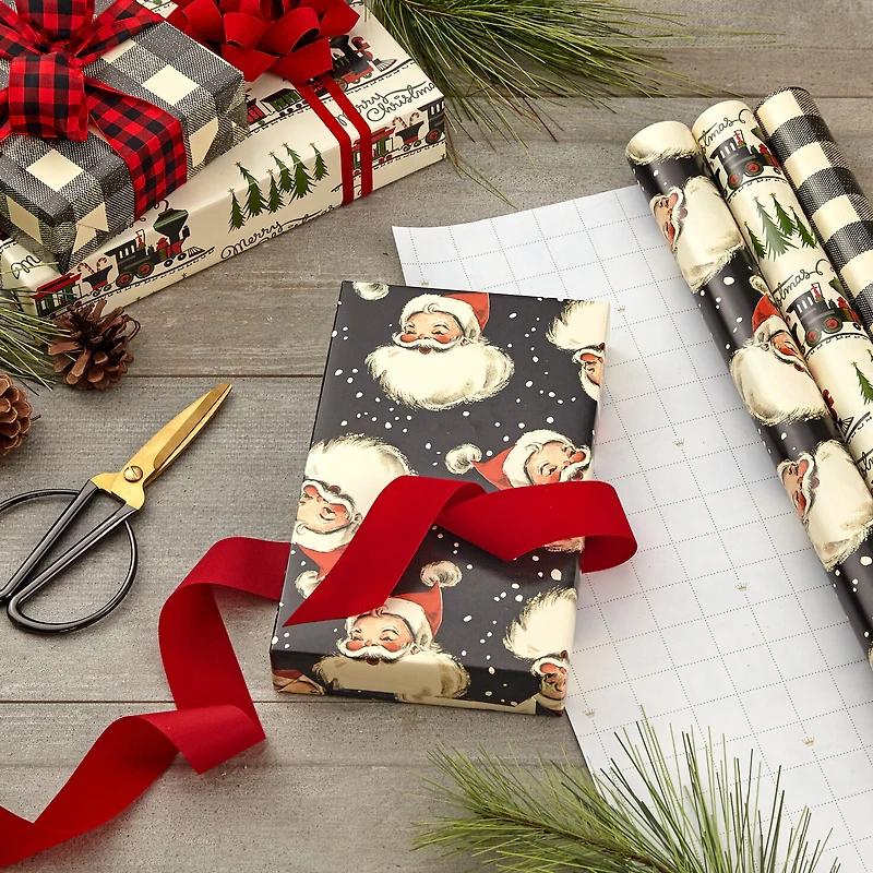 Old-Fashioned Christmas 3-Pack Wrapping Paper, 120 sq. ft. for only USD 16.99 | Hallmark