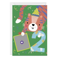 Festive Tiger Custom 2nd Birthday Card for only USD 4.99 | Hallmark
