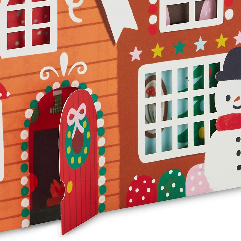 9.6" Gingerbread House Medium Christmas Gift Bag for only USD 3.99 | Hallmark