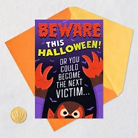Monster Hug Attack Halloween Card for only USD 3.99 | Hallmark