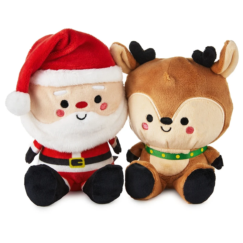 Better Together Santa and Reindeer Magnetic Plush Pair, 5.75" for only USD 19.99 | Hallmark