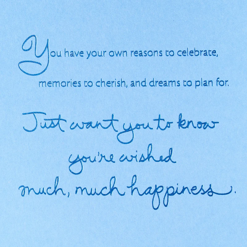 Wishing You Much Happiness Anniversary Card for only USD 5.99 | Hallmark