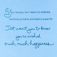 Wishing You Much Happiness Anniversary Card for only USD 5.99 | Hallmark