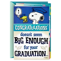 Peanuts® Snoopy and Woodstock Banner Graduation Card for only USD 5.99 | Hallmark