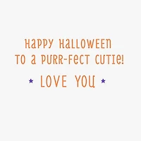 Purr-fect Cutie Cat Halloween Card for Great-Granddaughter for only USD 2.99 | Hallmark