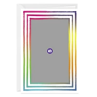 Personalized Rainbow Frame Photo Card for only USD 4.99 | Hallmark