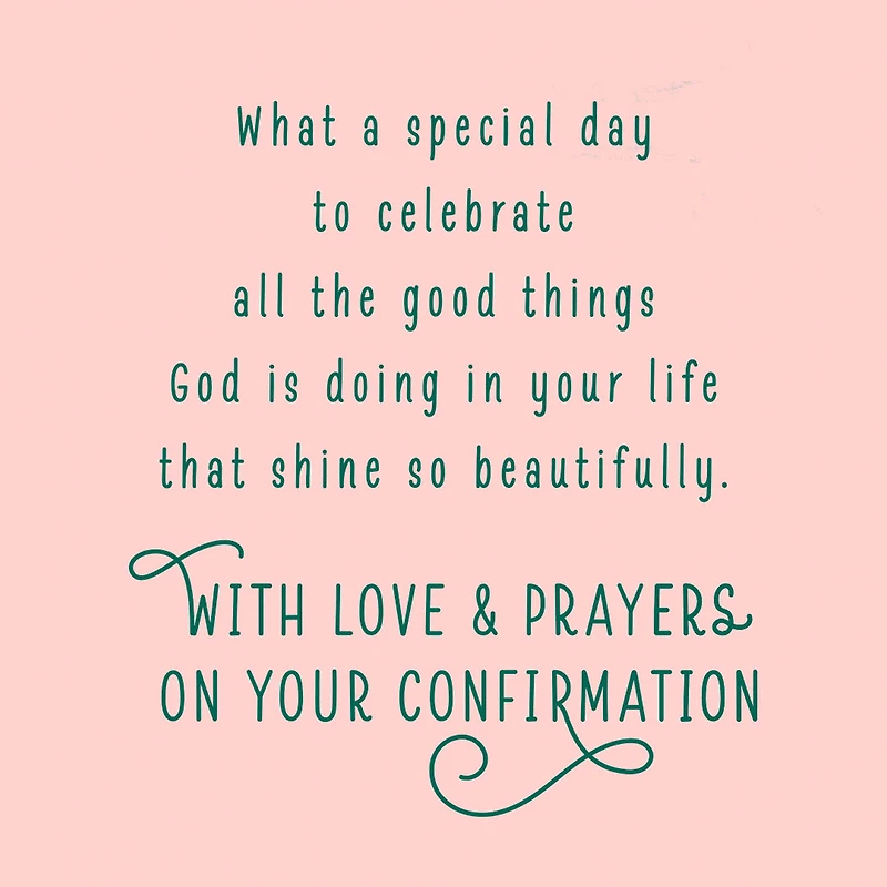 A Special Day to Celebrate All the Good Things Religious Confirmation Card for Granddaughter for only USD 2.99 | Hallmark