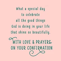 A Special Day to Celebrate All the Good Things Religious Confirmation Card for Granddaughter for only USD 2.99 | Hallmark