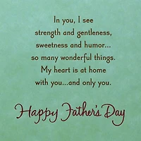 Thomas Kinkade My Heart Is at Home with You Father's Day Card for Husband for only USD 5.99 | Hallmark