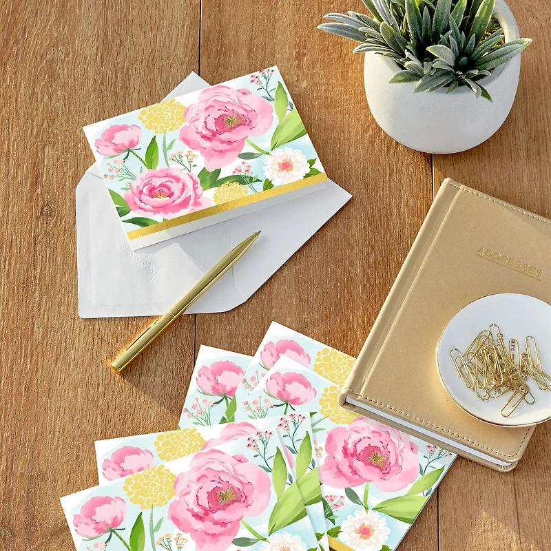 Painterly Flowers Blank Notes, Pack of 10 for only USD 10.49 | Hallmark