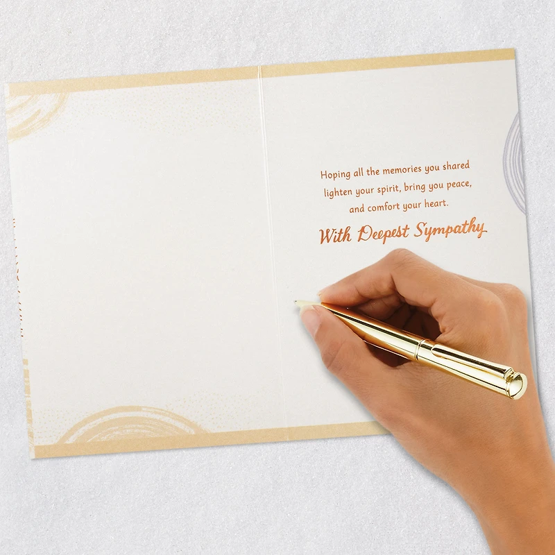 Hoping Memories Bring You Comfort Sympathy Card From Us for only USD 5.99 | Hallmark