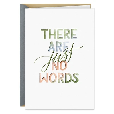 There Are No Words Sympathy Card for only USD 2.99 | Hallmark