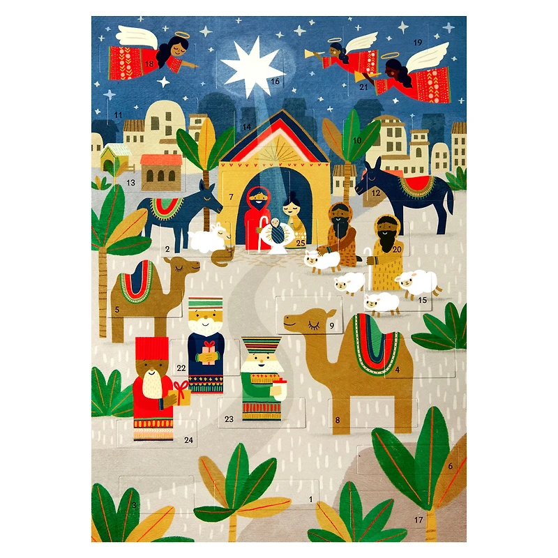Nativity Scene Religious Advent Calendar for only USD 5.99 | Hallmark