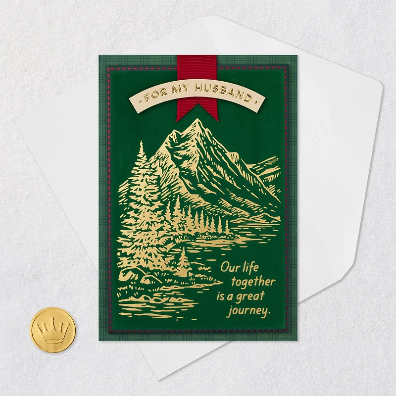 Our Life Is a Great Journey Christmas Card for Husband for only USD 8.99 | Hallmark