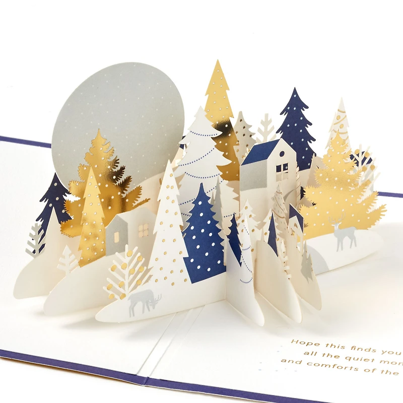 Quiet Moments and Comfort 3D Pop-Up Holiday Card for only USD 12.99 | Hallmark