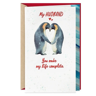 You Make My Life Complete Romantic Valentine's Day Card for Husband for only USD 5.99 | Hallmark