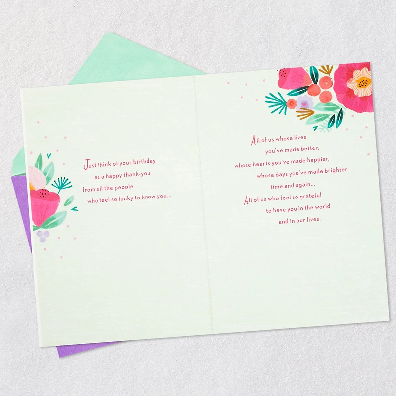 So Lucky to Know You Birthday Card for only USD 4.59 | Hallmark