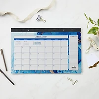 Blue and Gold Marbled 2027 Desk Calendar, 17x11, 12-Month for only USD 11.99 | Hallmark