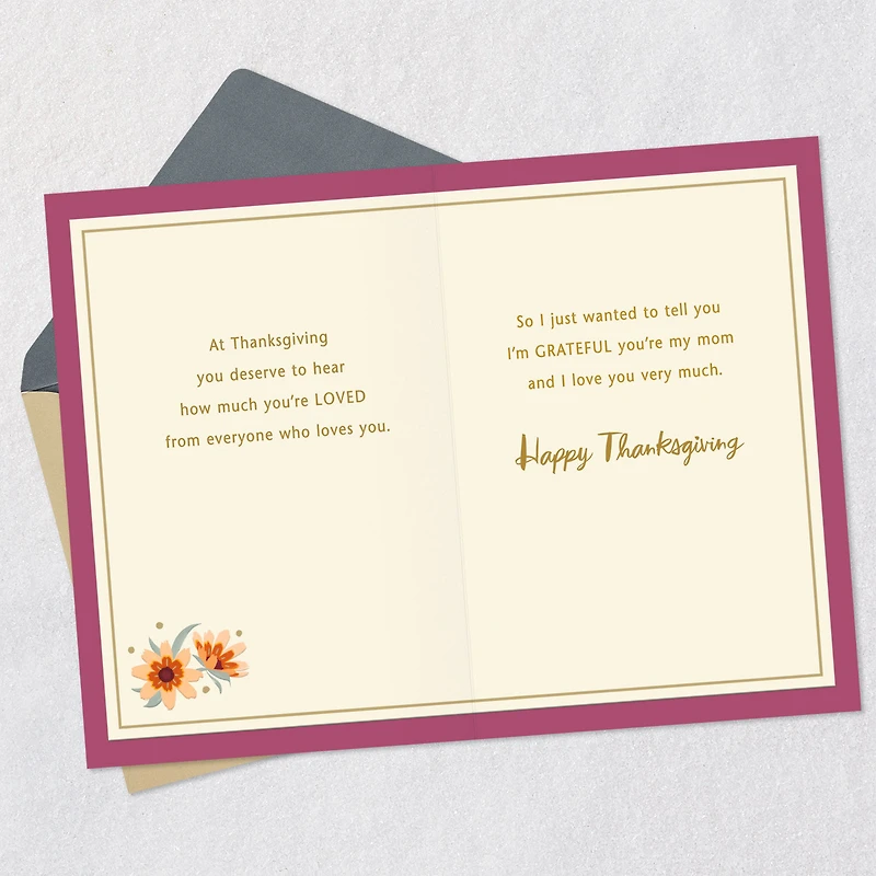I Love You Very Much Thanksgiving Card for Mom for only USD 4.59 | Hallmark