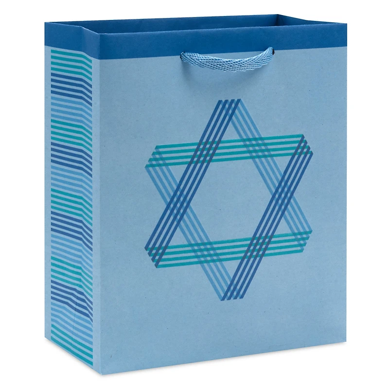 6.5" Star of David on Blue Small Hanukkah Gift Bag for only USD 2.49 | Hallmark