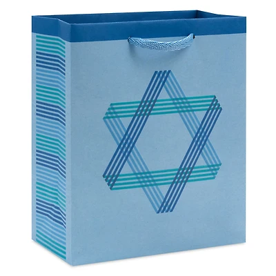 6.5" Star of David on Blue Small Hanukkah Gift Bag for only USD 2.49 | Hallmark